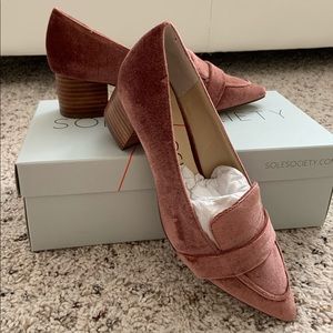 Velvet Chunky Loafer (Sole Society)